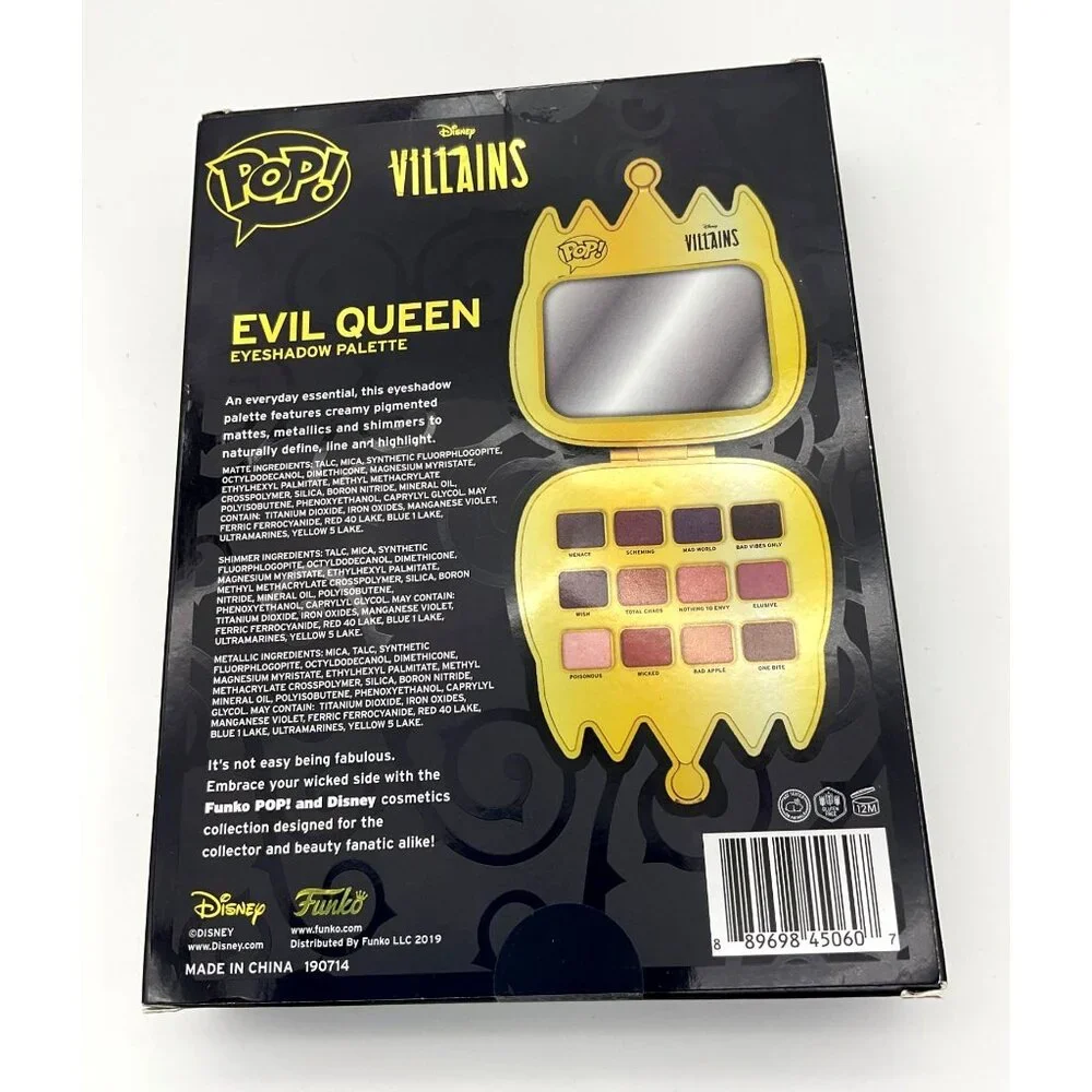 Funko x Disney Villians Evil Queen Eyeshadow Palette Neutrals NIB Hard To Find
